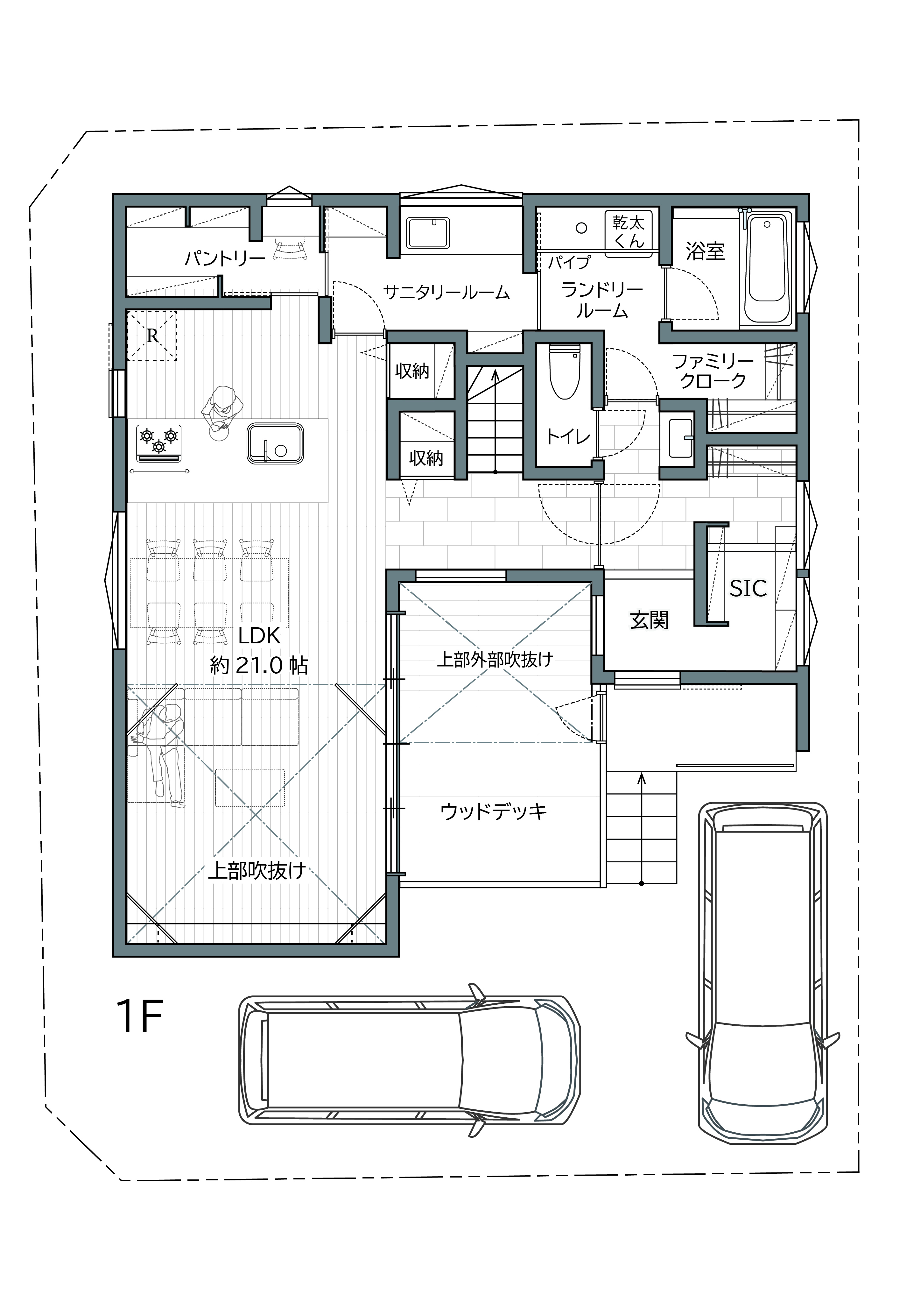 間取り図:1F